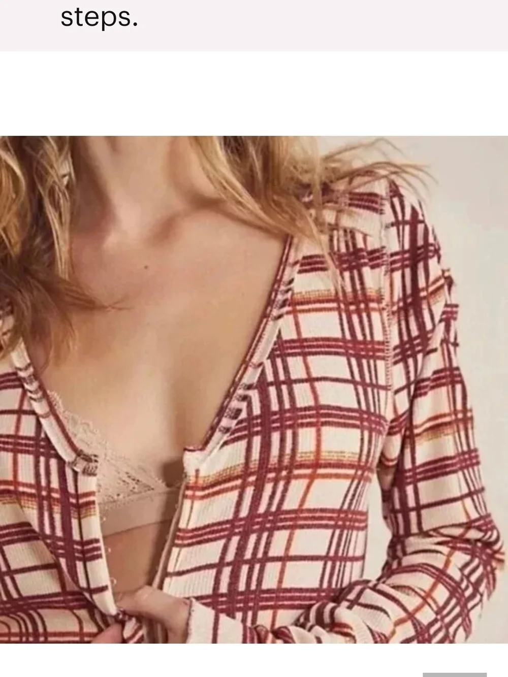 Free People Intimately Free Home Alone Long Johns in beige XS $98 Msrp